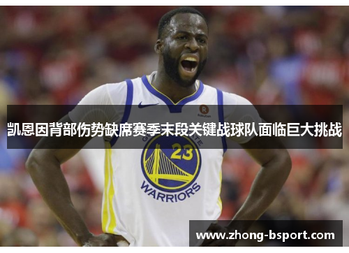 凯恩因背部伤势缺席赛季末段关键战球队面临巨大挑战